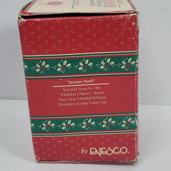 Enesco Treasury Of Christmas Ornaments "Joyeux Noel" Holiday Cheers - Picture 4 of 10